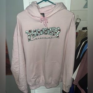 Thrasher Roses Pink Hoodie